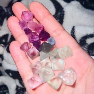 Rainbow Flourite Fairy Mix Crystal Vials!